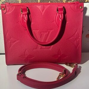 Louis Vuitton Fuchsia Tote Bag